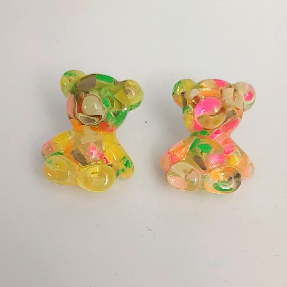Sprinkle Gummy Bear Earrings